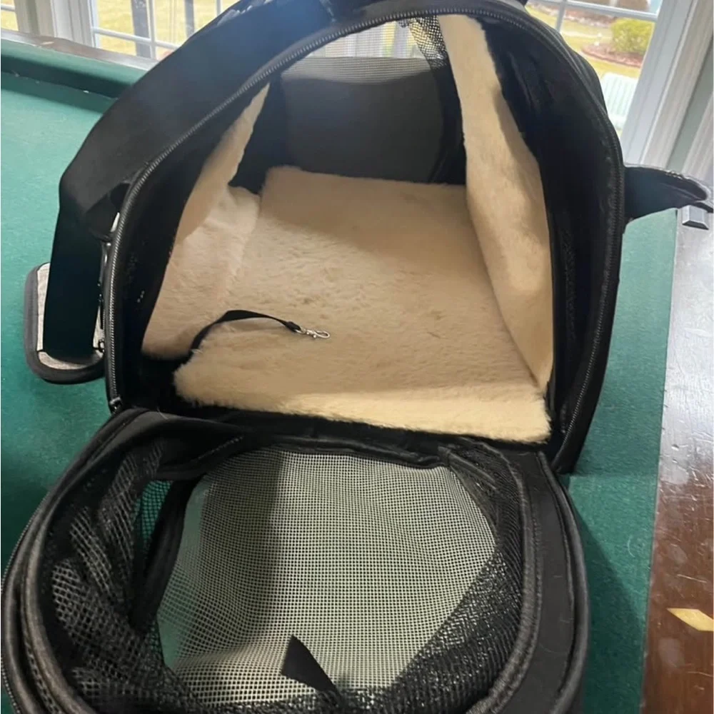 Expandable Gray Pet Carrier TSA Approved